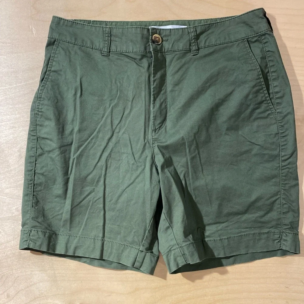 Old Navy Olive High Rise Shorts 8 (OQ)